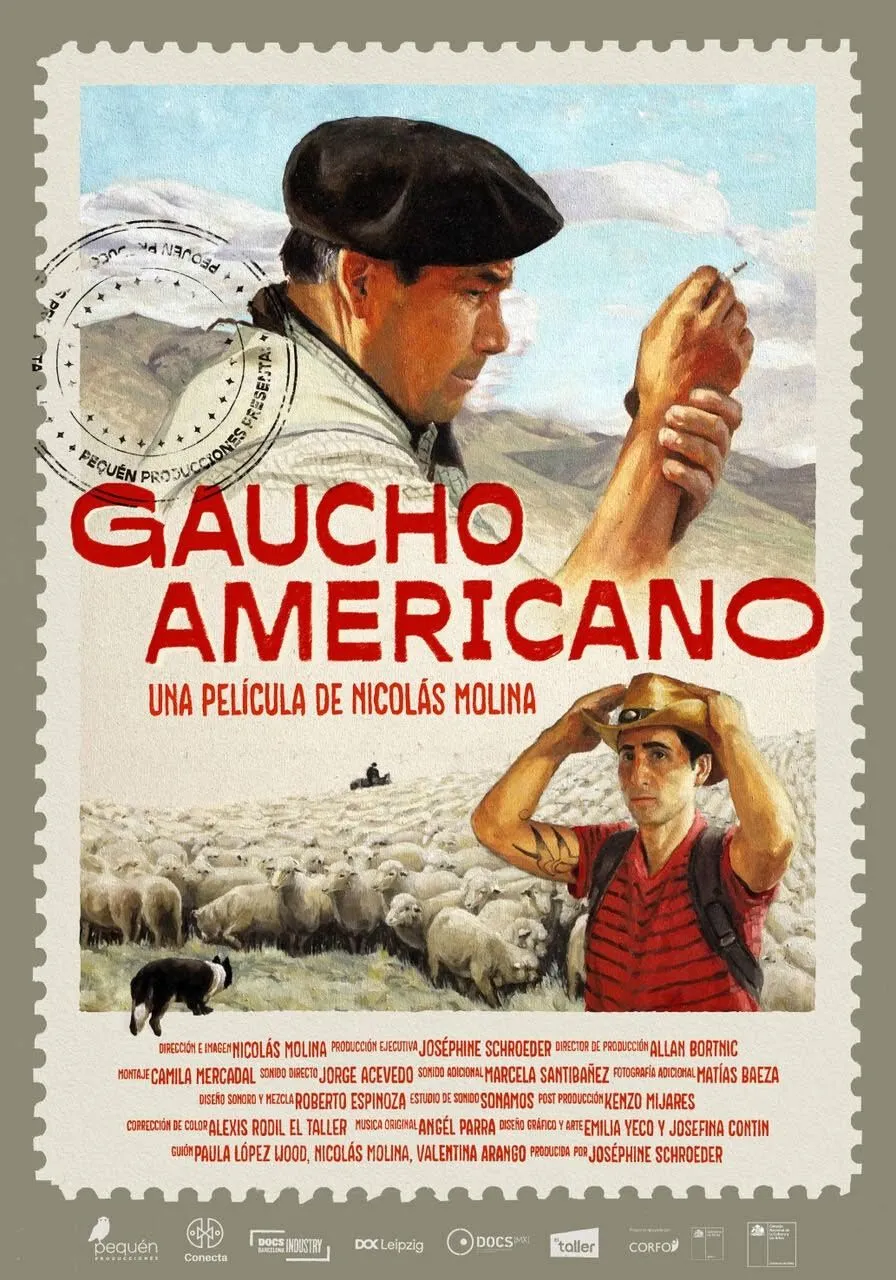 Afiche de Gaucho Americano.