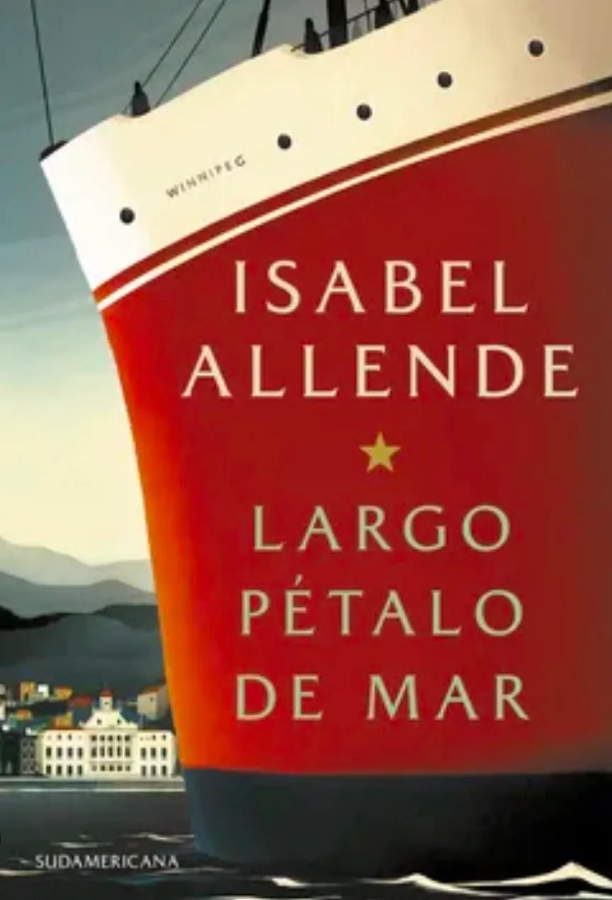 Portada de la novela Largo pétalo de mar.