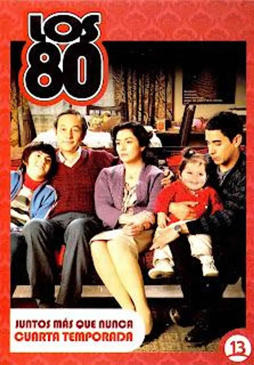 Afiche de la cuarta temporada de la serie Los 80.